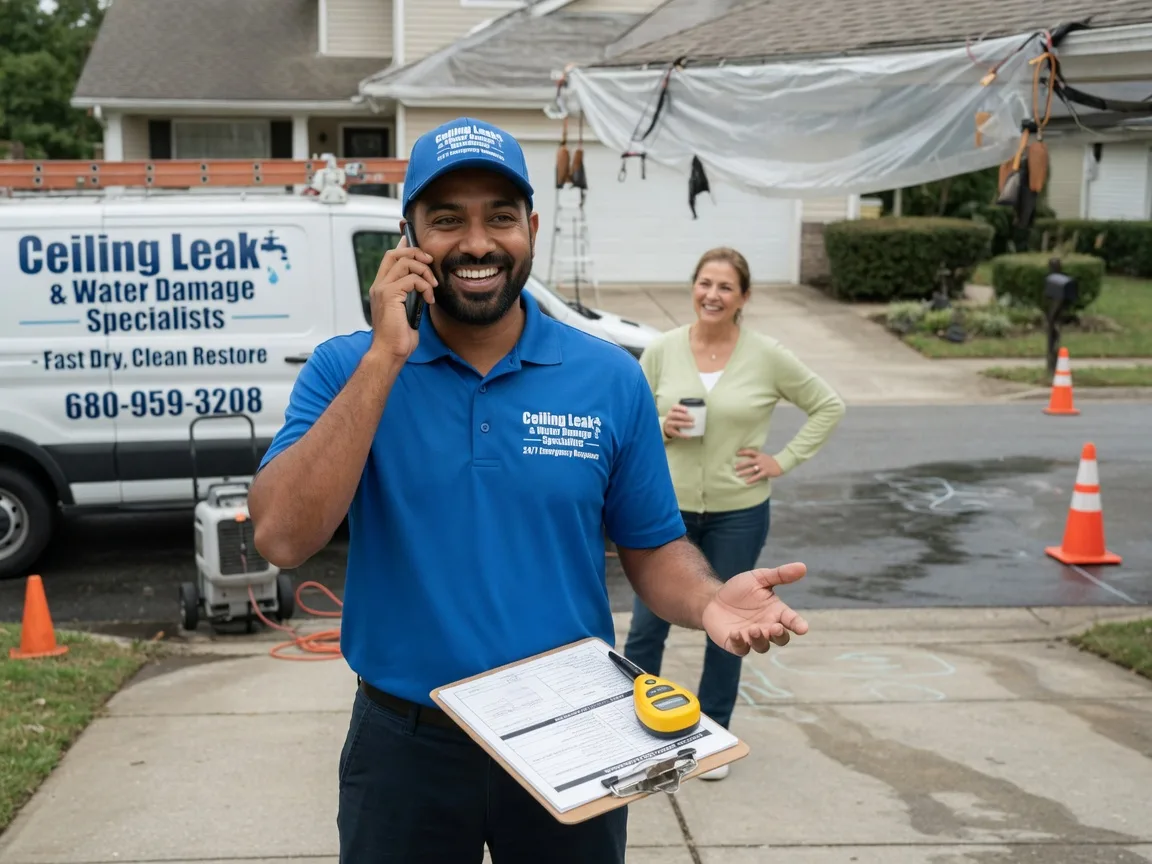 Ceiling Leak Cleanup Ozark, MO FAQs